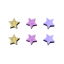 Load image into Gallery viewer, Gold star stud earrings set
