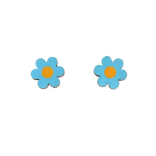 Load image into Gallery viewer, midi daisy stud blue
