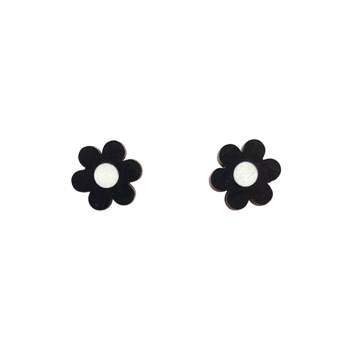 midi daisy stud black